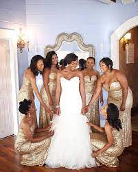 20 Flawless Black Wedding Parties Black Girl With Long Hair Wedding Bridesmaid Dresses Bridesmaid Black Wedding