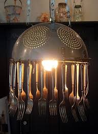 L Idee Deco Du Dimanche La Lampe Passoire Floriane Lemarie Cuisine Recyclee Deco D Interieur Artisanale Deco Luminaire