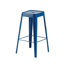 Tabouret De Bar En Metal Noir Maisons Du Monde Tabouret De Bar Bleu Indigo Tabouret