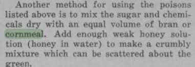 How do i use cornmeal to kill ants? Cornmeal Magic The Myth That Will Not Die The Garden Professors