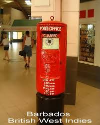 Same Box As London But This One Is In Barbados A One Time British Colony Wow Look At The Huge Sign Of The Time Letters Antique Mailbox Post Box Post Office