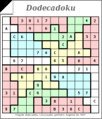 Exercices de math à imprimer au format pdf avec correction. Jigsaw 12x12 Sudoku Puzzles To Print Online Irregular Dodecadoku