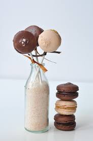 Macaron Pops Chocolate Olive Oil And Sea Salt Plus Salted Caramel Salted Caramel Macarons Chocolate