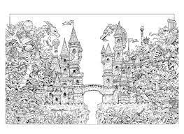 Coloring page from imagimorphia by kerby rosanes. Imagimorphia 20 Posters To Colour Michael O Mara Books