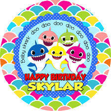 I designed these shark party invites with his name customized to fit inside a shark image! Baby Shark Popcorn Party Favor Bags Pop Central Popcorn