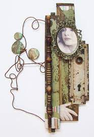 The Wired Artist Blog Joel Armstrong Wire And Installation Artist Assemblage Art Collage Art Mixed Media Collage Art