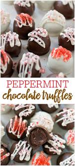 Easy Peppermint Chocolate Truffles Recipe Lil Luna Recipe Chocolate Truffles Candy Recipes Homemade Truffle Recipe Chocolate