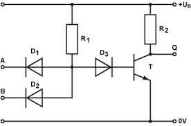 Dtl Schaltkreisfamilie Dioden Transistor Logik