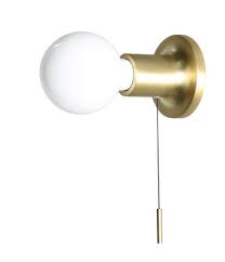 Applique mael avec interrupteur a tirette de lindby appliques en. Applique Punt Carpyen Or Metal Made In Design