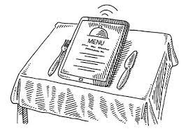 Details of your plan to hire and train employees, as well as an outline of any employee to determine how many employees you will need, consider how many tables, seats and service stations you will have. Hand Drawn Vector Drawing Of A Dinner Place Setting In A Restaurant Zeichnung Restaurant Grafiken