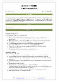 Production Engineer Resume Samples Qwikresume