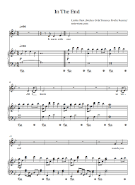 Linkin Park In The End Mellen Gi Tommee Profitt Remix Flac Tommee Profitt Fleurie Jung Youth In The End Sheet Music For Piano Pdf Piano Vocal Piano Sheet Music Sheet Music Printable Sheet Music