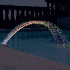 Swimming Pool Waterfall Cascade Sprayer Led Lighted Fountain Sprinkler Accessory Unbranded Pool Brunnen Wasserfall Brunnen Pool Dekor
