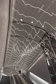 Gallery Of Suspended Led Lighting Installation Projects The Pulse Of City Life In Stockholm 3 Light Installation Led Light Installation Light Art Installation