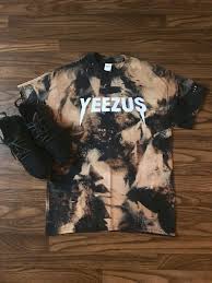 Kanye West Yeezus Tour Concert Merch Custom Bleached T Shirt Yeezy I Feel Like Pablo The Real Life Of Pablo Yeezy Msg Kanye Yeezy Shirt Yeezus Bleach T Shirts