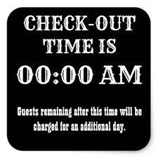 Custom Checkout Time Sign Square Sticker Western Style Diy Unique Customize Stylish Sticker Labels Diy Style Stickers