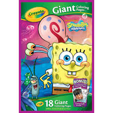 As your child gets involved, you may add small details about them too. Buy Crayola Giant Coloring Pages Spongebob Squarepants Online At Low Prices In India Amazon In