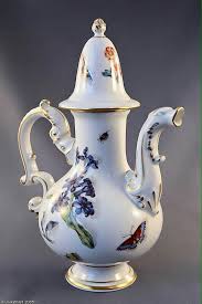 Cajova Konvicka Porcelan Misen Tea Pots Vintage Crockery Antique Glassware