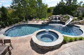 You can really let your imagination run wild in a pool like this. 15 Gorgeous Swimming Pool Slides Home Design Lover
