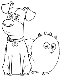 Printable pets coloring pages see also related coloring pages below: The Secret Life Of Pets Coloring Pages Print Them For Free Coloring Home