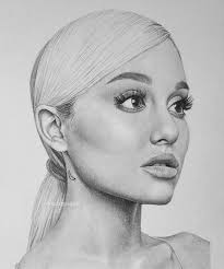 (met dank aan ed emberley). Ariana Grande Tekenen Zwart Wit Ariana Grande Songs