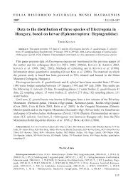 Varga judit megmagyarázta, hogyan jutott hozzá a 200 milliós budapesti ingatlanhoz. Pdf Data To The Distribution Of Three Species Of Electrogena In Hungary Based On Larvae Ephemeroptera Heptageniidae