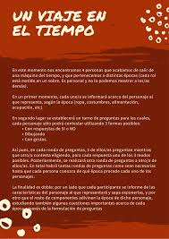 Un Viaje En El Tiempo Ejemplo De Juego De Rol Para Evaluar Contenidos Viaje En El Tiempo Maquina Del Tiempo Juego De Rol