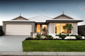 House And Land Packages Perth Wa New Homes Home Designs Long Island Dale Alcock Weatherboard House Facade House Modern Front Yard