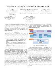 Semantic noise is a communication barrier created from confusion over the meaning of words. Pdf Towards A Theory Of Semantic Communication