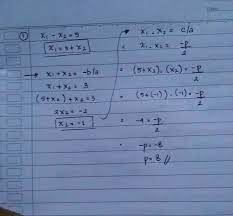 We did not find results for: Jika X1 Dan X2 Adalah Akar Akar Dari Persamaan Kuadrat Dan 2x 2 6x P 0 Dan X1 X2 5 Maka Brainly Co Id