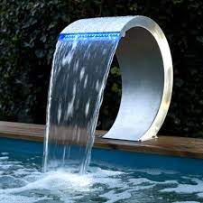Black oak foundry small courtyard spout. Pool Landscape Stainless Steel Water Spout Waterfall Swimming Pool Water Fountain Buy Stainless Steel Fountains Water Spout Swimming Pool Water Fountain Waterfall Fountain Swimming Pool Product On Alibaba Com