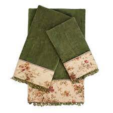 3 kassafina cat heads in circles decorative velour bath hand towels wash cloth. Sherry Kline Decorative 3 Piece Polyester Towel Set Wayfair