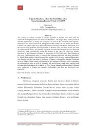 Maybe you would like to learn more about one of these? Pdf Sejarah Masuknya Islam Dan Pendidikan Islam Masa Kerajaan Banten Periode Pra Kemerdekaan