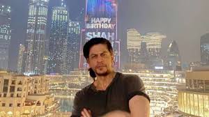 The burj khalifa is twice the height of new york's empire state building and three times as tall as the eiffel tower in paris. Video On Shah Rukh Khan S 55th Birthday Burj Khalifa Lights Up To Pay Tribute My Kids Mighty Impressed Celebrities News India Tv