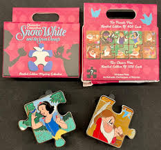 You can visit walt disney world, the disneyland resort in california, disneyland paris, anywhere disney vacation club units are sold, and possibly some disney stores in your local mall. Disney Pins Blog On Twitter New Snow White And The Seven Dwarfs Character Connection Mystery Pin Set Details Https T Co Rlykwcqqzz