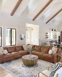 Modern Farmhouse Inspo On Instagram I Get So Many Questions About This Sofa E Farm House Living Room Modern Farmhouse Living Room Leather Couches Living Room