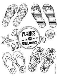We found a picture of flip flops to color. Flip Flop Coloring Page You Ll Want To Color Together With Your Kids