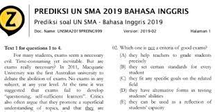 Check spelling or type a new query. Latihan Soal Un Unbk Unkp Bahasa Inggris Sma 2020 Prediksi Soal Ujian Nasional Sma 2020 Mata Pelajaran Bahasa Inggris