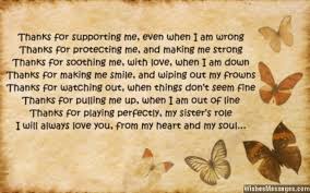 Thank You Poems For Sister Thank You Poems Sister Quotes Sister Poems