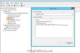 How To Set Internet Explorer Home Page Via Gpo Policy Management Internet Explorer Settings