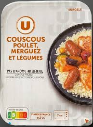 Check spelling or type a new query. Couscous Poulet Merguez Et Legumes U 300 G