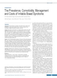 Get tips on choosing the best coverage for you and your family. The Prevalence Comorbidity Management And Costs Of Irritable Bowel Syndrome An Observational Study Using Routine Health Insurance Data 08 07 2019