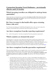 The two main branches detect either the presence of the virus or of antibodies produced in response. Https Www Land Nrw Sites Default Files Asset Document 50324 Eng Corona Einreiseverordnung Pdf