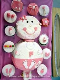 Coolest Girl Baby Shower Cake Cupcakes