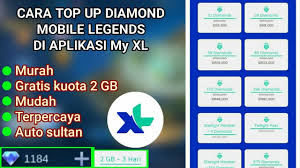 Check spelling or type a new query. Cara Top Up Diamond Mobile Legends Di Aplikasi My Xl Gratis Kuota 2 Gb Youtube