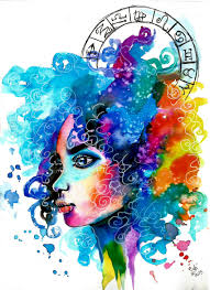 Zodiac Sign Lion Art By Gabi Xavier Zodiac Art Zodiac Astrology Art