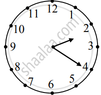 Know that often, the hours hand will be pointed in between two numbers. Find The Angle Between Hour Hand And Minute Hand In A Clock At 2 20 Mathematics And Statistics Shaalaa Com