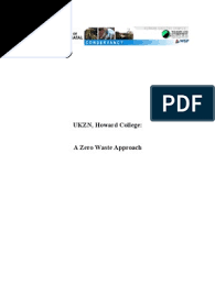 Promac was founded in 1982 by a group of professionals of the espresso coffee machines sector. Ukzn 2005 Environmental History Zero Waste Project Sustainability Sustainable Development