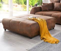 Bigsofa marlen 300x140 cm hellgrau mit sitzhocker. Bigsofa Violetta Braun 310 X 135 Cm Antik Optik Inklusive Hocker Kissen Big Sofa Kaufen Bei Delife Gmbh