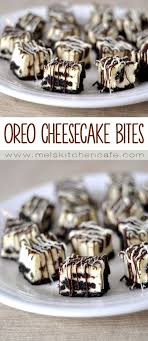 These Oreo Cheesecake Bites Are Like Little Bites Of Heaven Oreo Recipes Yummy Food Dessert Oreo Cheesecake Bites